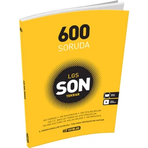 Hız Yayınları 8. Sınıf Tüm Dersler 600 Soruda Son Tekrar
