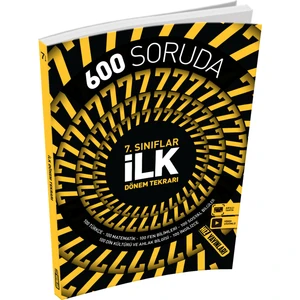 Hız Yayınları 7. Sınıf Tüm Dersler 600 Soruda İlk Dönem Tekrarı