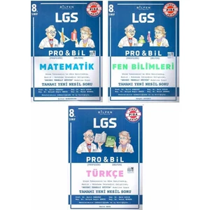 Bilfen Yayınları 8. Sınıf Probil ( Fen - Türkçe - Matematik ) Yeni Nesil Soru Bankaları 3'lü