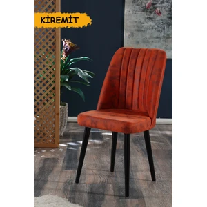 Polo Sandalye Ahşap Siyah Ayaklı