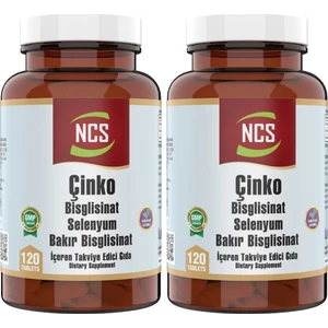 Çinko 15 Mg & Bakır 250 Mcs Selenium 200 Mcg Zinc 2 x 120 Tablet