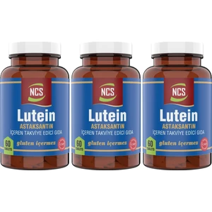 Lutein 15 Mg Astaksantin 12 Mg 3 x 60 Tablet 180 Tablet