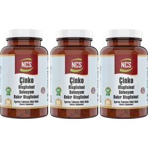 Çinko & Bakır & Selenium Zinc 3 x 60 Tablet