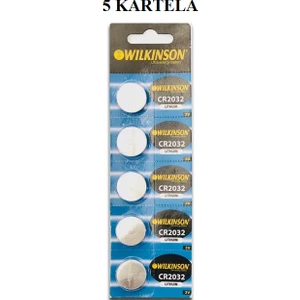 CR2032 5'li Kartela Para Pil