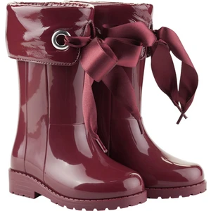 W10114 Campera Charol Kız Çocuk Su Geçirmez Yağmur Kar Çizmesi