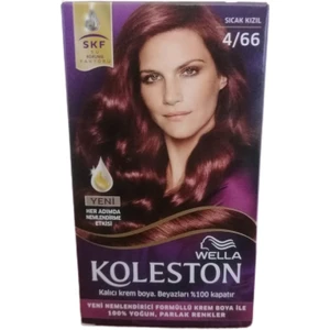 Wella Koleston Kit Saç Boyası 4/66 Sıcak Kızıl
