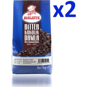 Bitter Kokolin Damla Çikolata 2kg **1ADET