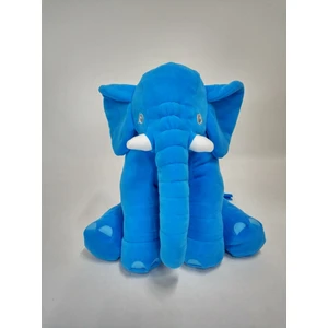 Bebe Yatmaz 75 cm Mega Boy Uyku Arkadaşım Peluş Fil Mavi