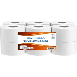 Mini Jumbo Tuvalet Kağıdı 12 Rulo 2 kg