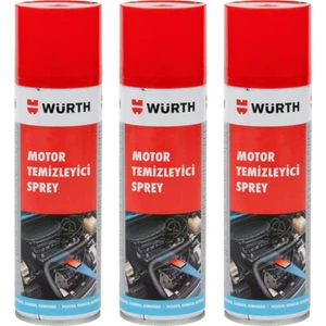3x  Motor Temizleyici Sprey 500 ml (Su Gerekmez)