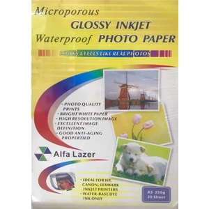 A3 240 gr 20'li Inkjet Glossy Fotoğraf Kağıdı