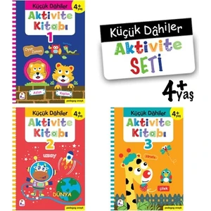 Küçük Dahiler Aktivite Seti :4 + Yaş ( 3 Kitap Takım )