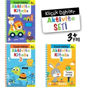 Küçük Dahiler Aktivite Seti: 3+ Yaş (3 Kitap Takım)