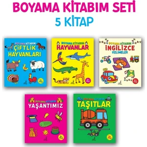 Boyama Kitabım Seti – 5 Kitap - Serkan Karakoç