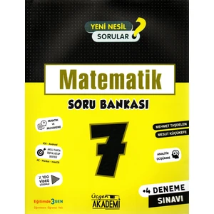 Üçgen Akademi 7. Sınıf Yeni Nesil Matematik Soru Bankası