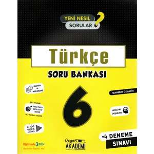 Üçgen Akademi 6. Sınıf Yeni Nesil Türkçe Soru Bankası