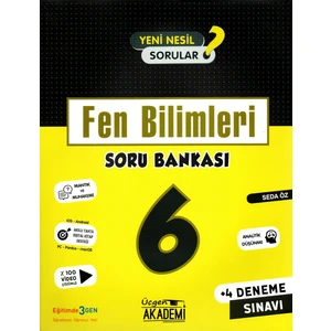 Üçgen Akademi 6. Sınıf Yeni Nesil Fen Bilimleri Soru Bankası