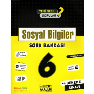 Üçgen Akademi 6. Sınıf Yeni Nesil Sosyal Bilgiler Soru Bankası