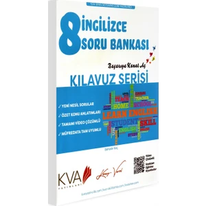 Koray Varol Akademi  Kılavuz Serisi 8.Sınıf Ingilizce Soru Bankası