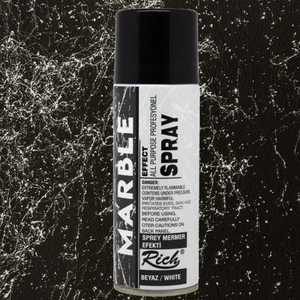 Rich Sprey Boya Mermer Efekti 200 ml Beyaz 11370