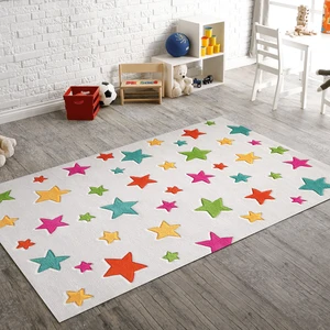 Bazaar Forum Dijital Baskı Yeni Model Deri Taban Halı 80 x 140 cm B-408
