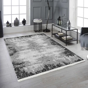 Bazaar Forum Dokuma Taban Yeni Model Dekoratif Saçaklı Halı 80 x 140 cm MS-0022