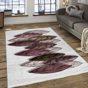 Bazaar Forum Dokuma Taban Yeni Model Dekoratif Saçaklı Halı 80 x 140 cm MS-0026