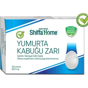 Shiffa Home Yumurta Kabuğu Zarı 620 mg 30 Kapsül
