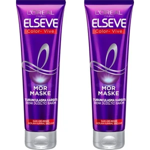 L'Oréal Paris Loreal Paris Elseve Turunculaşma Karşıtı Mor Maske 150 ml 2 Adet