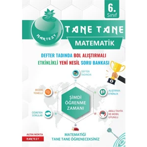 Nartest Yayınevi 6. Sınıf Yeşil Defter Tadında Tane Tane Matematik