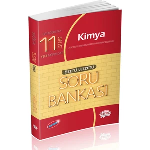 Editör Yayınları 11. Sınıf Kimya Özeli Soru Bankası