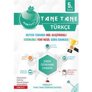 Nartest Yayınevi 5. Sınıf Yeşil Defter Tadında Türkçe Tane Tane