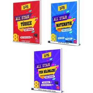 Newton Yayınları All Star 8. Sınıf Matematik-Türkçe-Fen Soru Bankası
