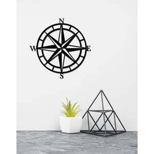 İnnova Metal Pusula Metal Tablo Lazer Kesim Metal Tablo