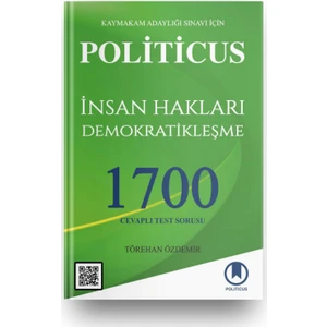 Politicus Yayınları Insan Hakları Demokratikleşme 1700 Cevaplı Test Sorusu