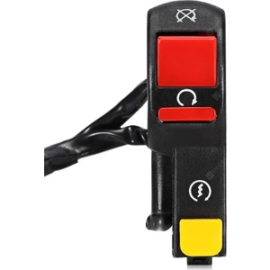 Gidon Tipi Motosiklet Aç Kapa + Bas Çek Butonu