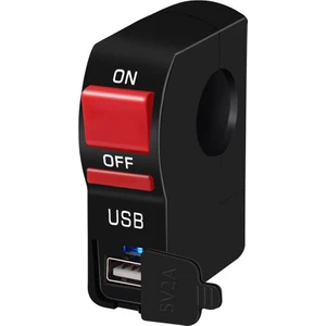 Gidon Tipi USB Girişli Motosiklet Aç Kapa Butonu