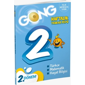 Eğiten Kitap Gong 2. Sınıf 2. Dönem Haftalık Tekrar Föyü