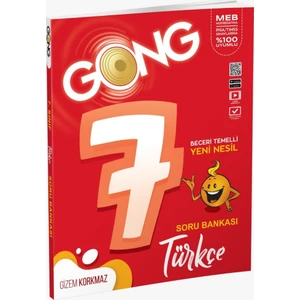 Eğiten Kitap Gong 7.Türkçe  Soru Bankası   - Gizem Korkmaz