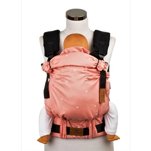New Age Bebekle Büyüyen %100 Pamuklu Ergonomik Bebek Kanguru (0-4 Yaş) - STARS PINKY