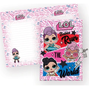 Disney Frozen L.o.l. Slim Kilitli Hatıra Defteri - Pembe