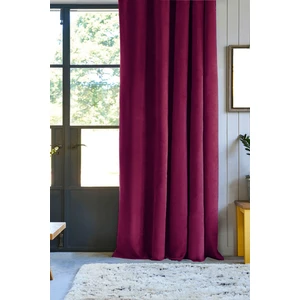 Pierre Cardin Dikiş Pilesiz Petek Dokulu Ekstraforlu Fon Perde Mor 140 x 260 cm