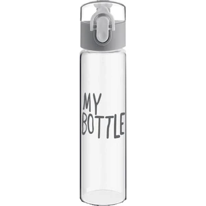 My Bottle Otomatik Tuşlu Kapaklı Kilitli Borosilikat Cam Matara 470 ml