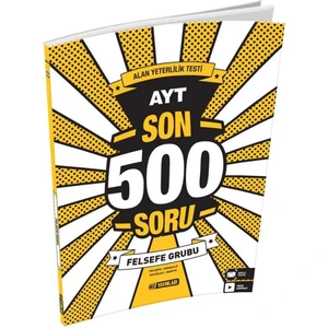 Hız Yayınları AYT Felsefe Soru Bankası - Son 500