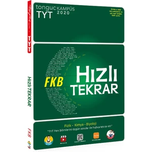 Tonguç Akademi TYT Fizik Kimya Biyoloji Hızlı Tekrar