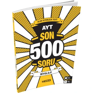 Hız Yayınları AYT Biyoloji Soru Bankası - Son 500