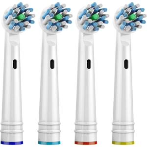 Cross Action 8'li Oral-B Uyumlu Dış Fırçası Yedek Başlığı