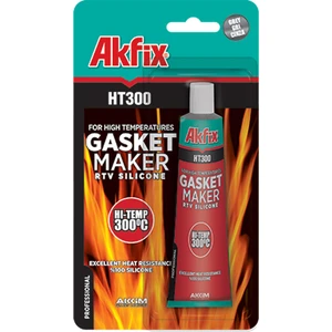 HT300 Yüksek Isı Silikonu Sıvı Conta 50ml Tüp Kırmızı