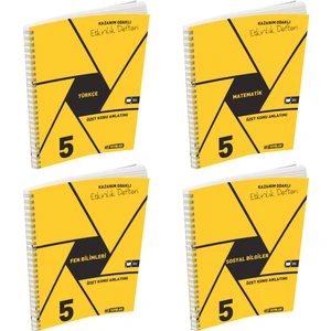 Hız Yayınları 5. Sınıf Türkçe Matematik Fen Bilimleri ve Sosyal Bilgiler Özet Konu Anlatımlı Etkinlik Kitabı
