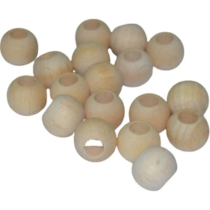 10 mm Ham İşlenmemiş Ahşap Boncuk 100 gr  ( ort 250 / 300 Adet )